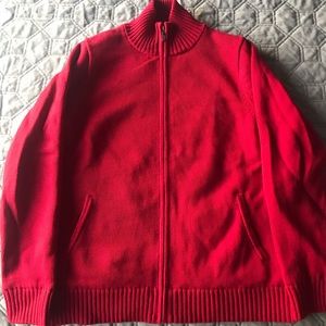 LL Bean Full Zip Sweater